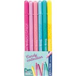 Pennarelli Tratto Pen Candy Collection Astuccio 6 Colori