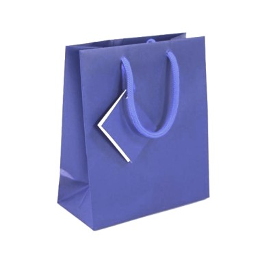 Shopper Star 00 Luxury 20X10X25 Blu 10 pz.