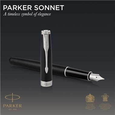 Parker Sonnet Matt Black CT Stilo M 1931522