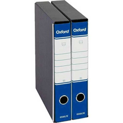 Registratori Oxford G84 dorso 5 Blu