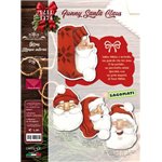 CartoGi Natale 24 Biglietti Funny Santa Claus 1174/G