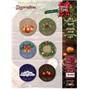 CartoGi Natale 24 Chiudipacco Diam. 6 Decorations 1389/G 6 pz.