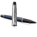 Waterman Expert Deluxe Blue Chrome Trim Roller 2166429