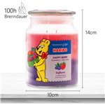 Haribo Candela Profumata Doppia Profumazione Happy Berry 510 gr.