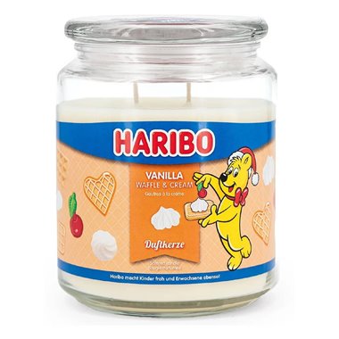 Haribo Candela Profumata Vanilla Waffle & Cream 510 gr.