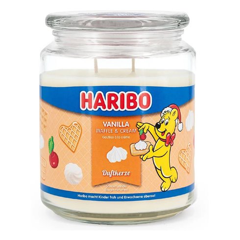 Haribo Candela Profumata Vanilla Waffle & Cream 510 gr.