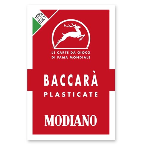 Carte da Gioco Modiano Baccarà F/N Blu