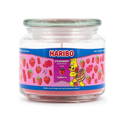 Haribo Candela Profumata Strawberry Happines 300 gr.