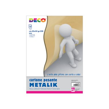 Cartoni Metallik Oro. 320 gr Conf. 10