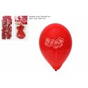 SV Cartella Palloncino Rosso Ti Amo in Blister da 4 20 pz.