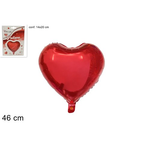 SV Palloncino ad Elio Cuore Rosso 46 cm.