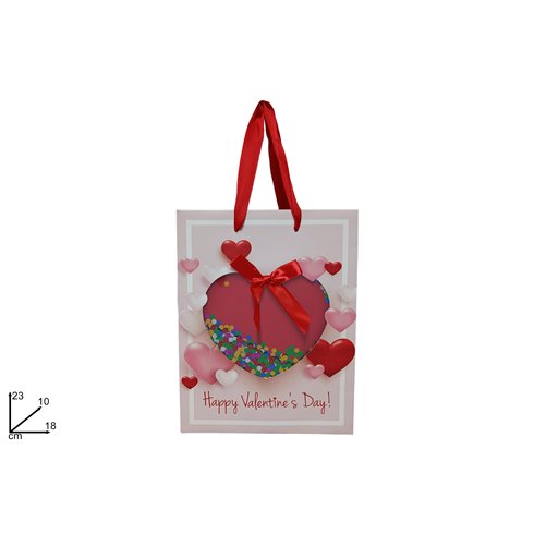 SV Shopper San Valentino Cuore mis. 23x18x10