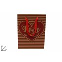 SV Shopper San Valentino Kraft mis. 32x26x10