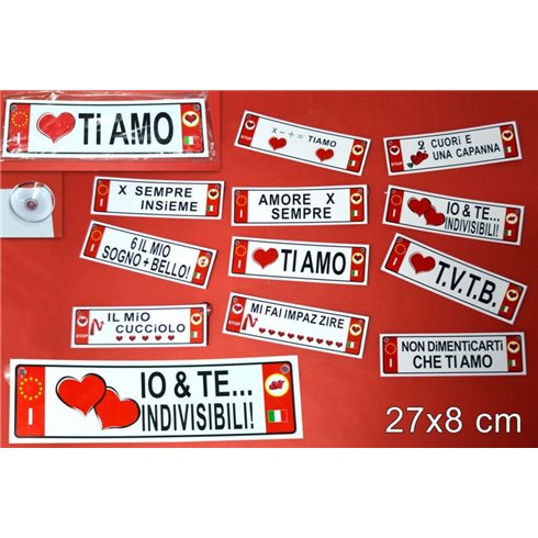 SV Targa Adesiva San Valentino 12 pz.