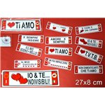SV Targa Adesiva San Valentino 12 pz.