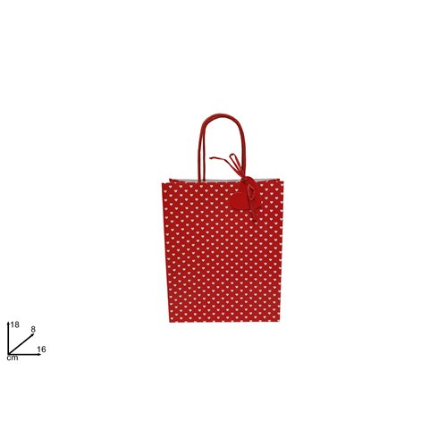 SV Shopper San Valentino Cuoricini mis. 18x16x8