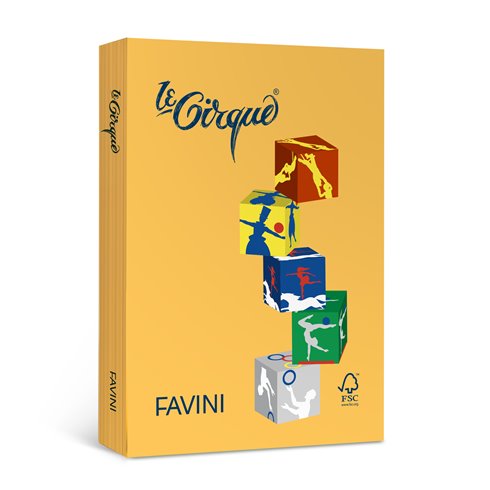 Carta le Cirque gr. 80 Col. Forti A4 500 ff Giallo Oro 201