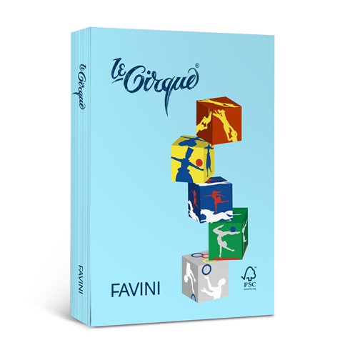 Carta le Cirque gr. 80 Col. Tenui A3 500 ff Azzurro 106