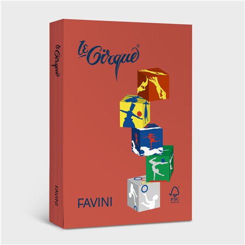 Carta le Cirque gr.160 Col. Forti A4 250 ff Scarlatto 209