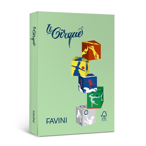 Carta le Cirque gr.160 Col. Tenui A4 250 ff Verde 107