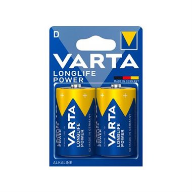 Pile Varta Long Life D Torcia 2 pz.