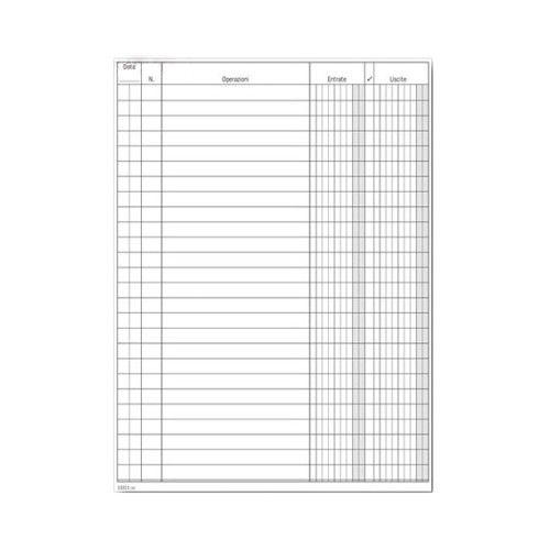 DU Registri Cassa Entrate/Uscite 24x17 100 ff 133110000 (00290228)