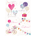 Biglietti Cecami 25 Compleanno FA00170BC/12 12 pz.