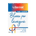 Blocchi per lavagna Iternet 20 ff 68x95 Quadret.