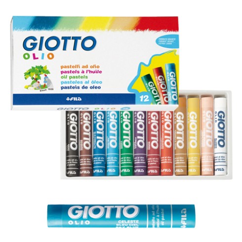 Pastelli ad olio Maxi Giotto a 12