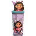 Stor Bicchiere 3D e cannuccia 360 ml. Gabby 21266