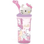 Stor Bicchiere 3D e cannuccia 360 ml. Hello Kitty 81766