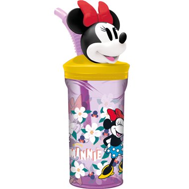 Stor Bicchiere 3D e cannuccia 360 ml. Minnie  81266
