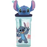 Stor Bicchiere 3D e cannuccia 360 ml. Stitch  74869