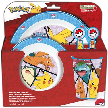 Stor Set Pappa 5 pezzi Pokemon 08010