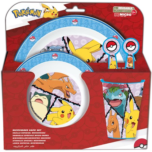 Stor Set Pappa 5 pezzi Pokemon 08010