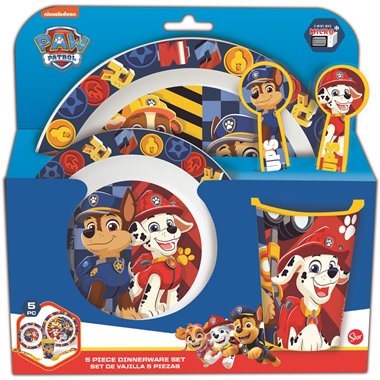 Stor Set Pappa 5 pezzi Paw Patrol Boy 81650