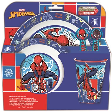 Stor Set Pappa 5 pezzi Spiderman 83550