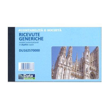 DU Blocco Ricevute generiche 10x16