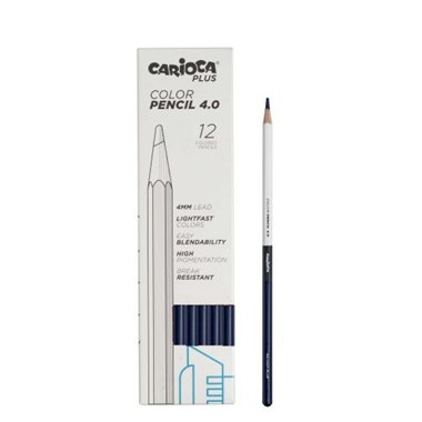 Carioca Plus Color Pencil 02 Deep Blue 12pz.