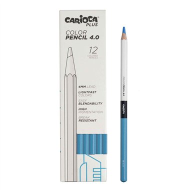 Carioca Plus Color Pencil 10 Light Blue 12pz.