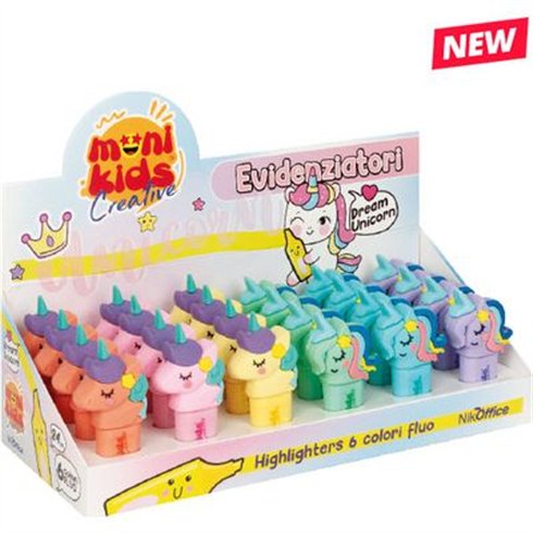 Evidenziatori Dream Unicorn 24 set da 6