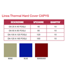 Unicover Hard A4 Capys 07 Beige 120 ff. 10 pz.