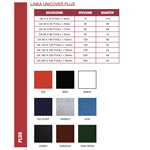 Unicover Plus A4 Red 160-220 ff <24 mm 48 pz.