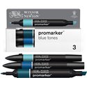 W&N Promarker Set  3 Blue Tones 0290183