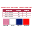 Unicover Hard A4 Termoviranti 21 Purple Pink  120 ff. 8 pz.