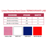 Unicover Hard A4 Termoviranti 21 Purple Pink  120 ff. 8 pz.