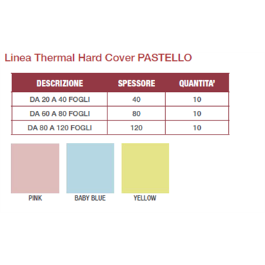 Unicover Hard A4 Soft Touch 16 Yellow 40 ff 10 pz.