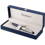 Waterman Expert Deluxe Blue Chrome Trim Sfera 2166466