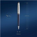 Waterman Expert Deluxe Blue Chrome Trim Sfera 2166466