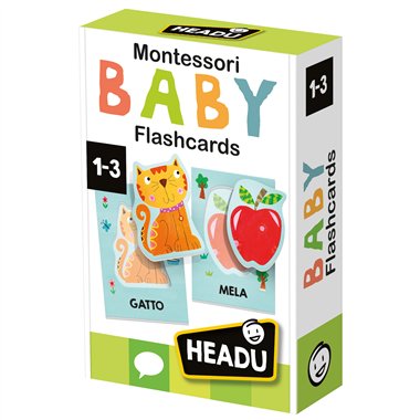 Headu 25 Baby Flashcards Montessori